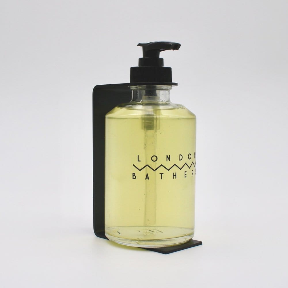Stainless Steel Wall Bracket for London Bathers Glass Bottle