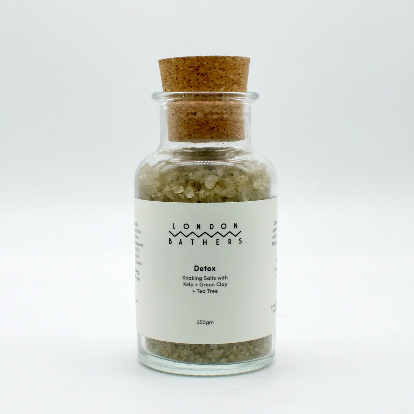 Soaking Bath Salts in Glass Bottles with Cork Stoppers