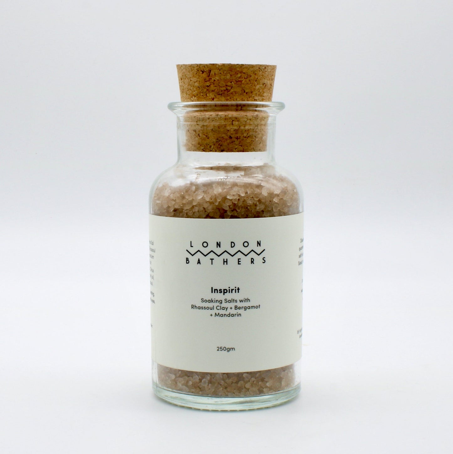 Soaking Bath Salts in Glass Bottles with Cork Stoppers