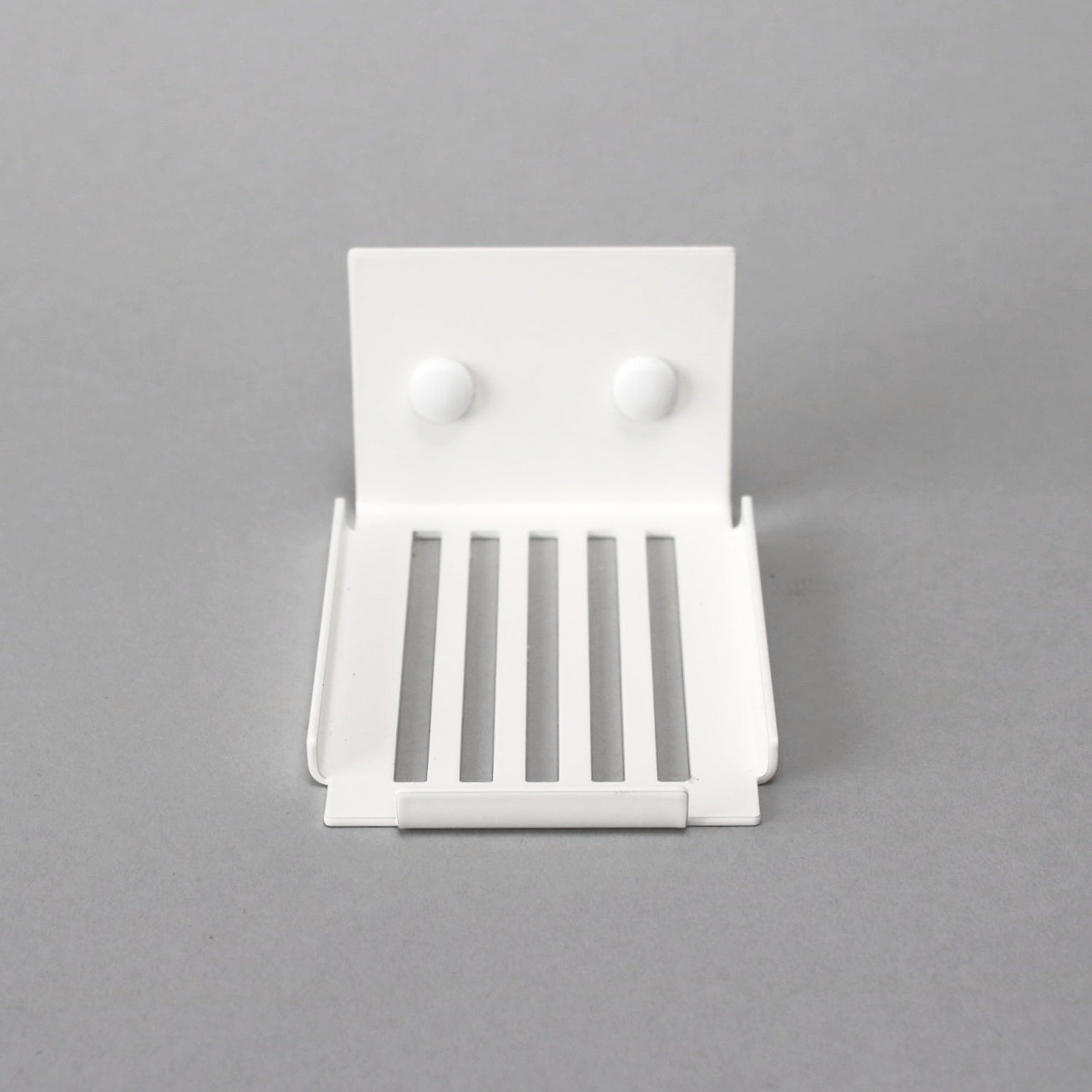 Minimalist Slatted Soap Dish + Free Bar Soap