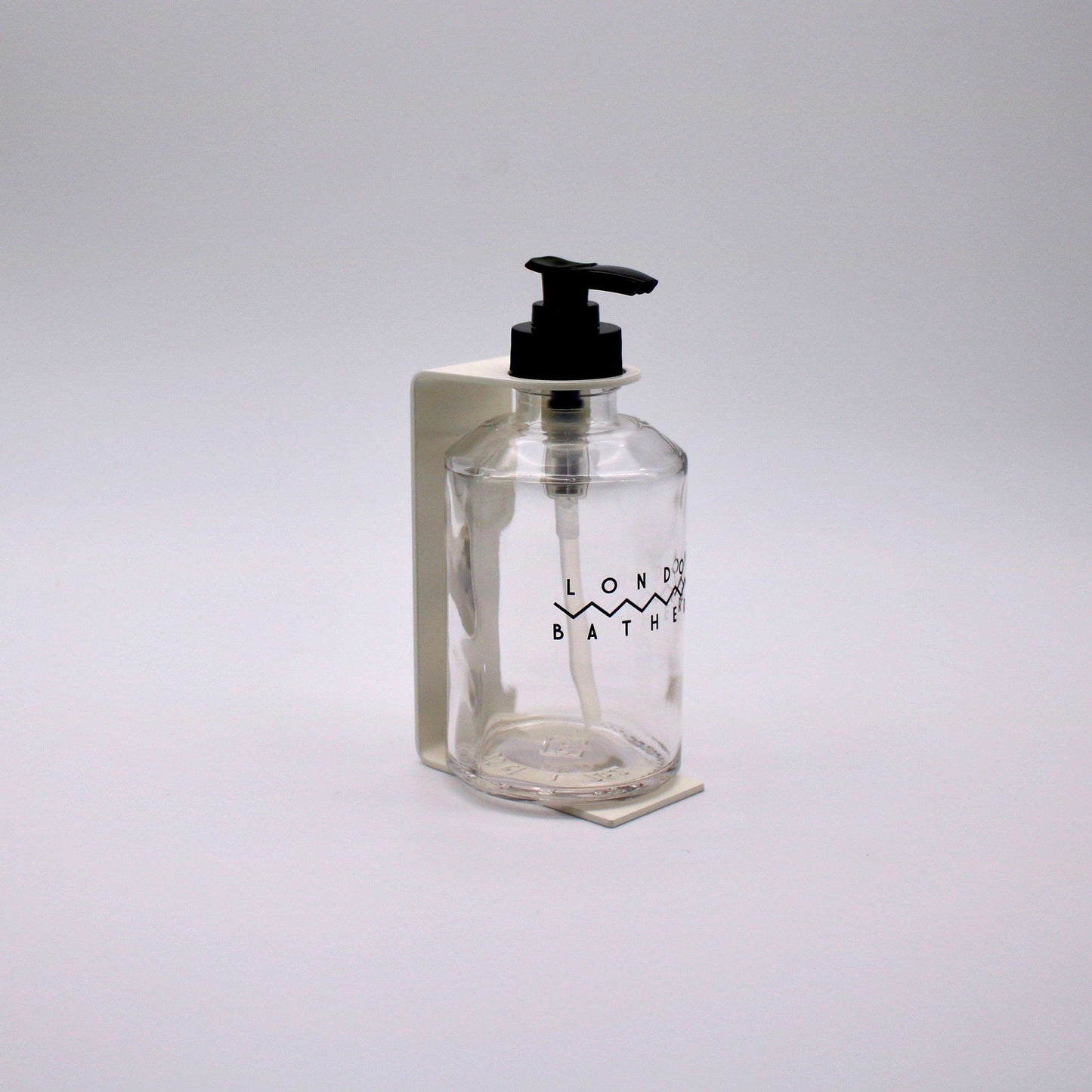Stainless Steel Wall Bracket for London Bathers Glass Bottle