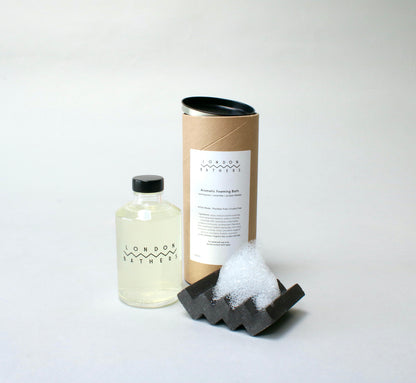 Aromatic Foaming Bath with Lemongrass, Lavender, and Juniper Needle