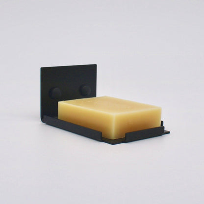 Minimalist Slatted Soap Dish + Free Bar Soap