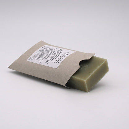 Zero Waste Green Clay Bar Soap for Deep Cleansing Skin