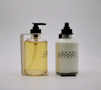 Stainless Steel Wall Bracket for London Bathers Glass Bottle