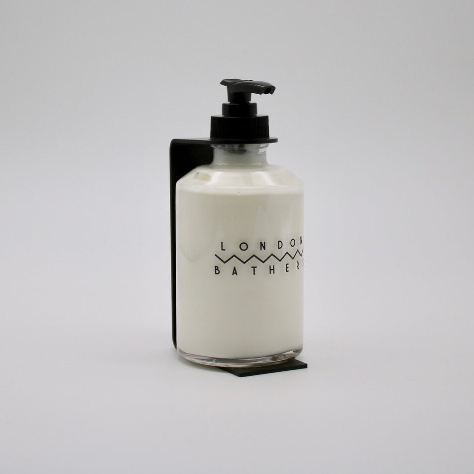 Stainless Steel Wall Bracket for London Bathers Glass Bottle
