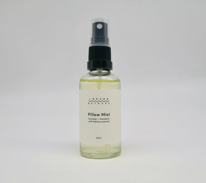 Lavender and Mandarin Essential Oils Pillow Mist for Better Sleep