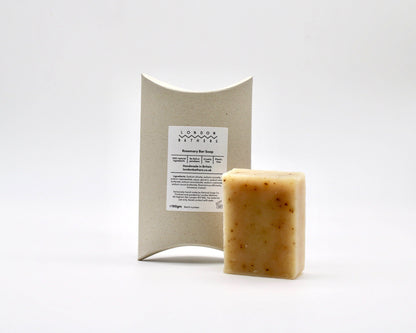 Handmade Rosemary Bar Soap Using Cold Process Method